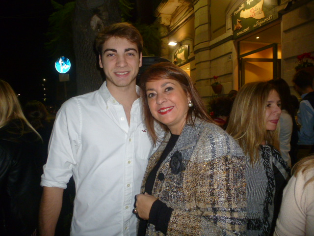 Giorgio Mannino e la  madre  Catia