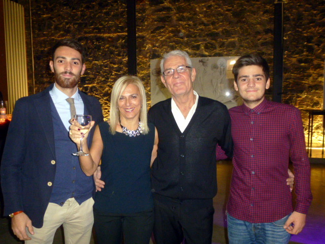 Niccolo', Paola,Marcello e Diego Santocchini, advvero una bella famiglia!  