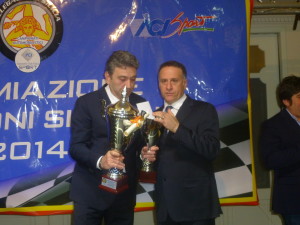 Matteo Afragna  premiato da  Armando Battaglia