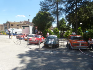 le auto della Toscana  Motorsport shierate  in Piazza