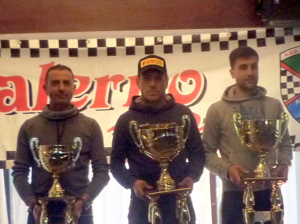TRE PROTAGONISTI FRA CUI DOMENICO CAPUANO VINCITORE ASSOLUTO