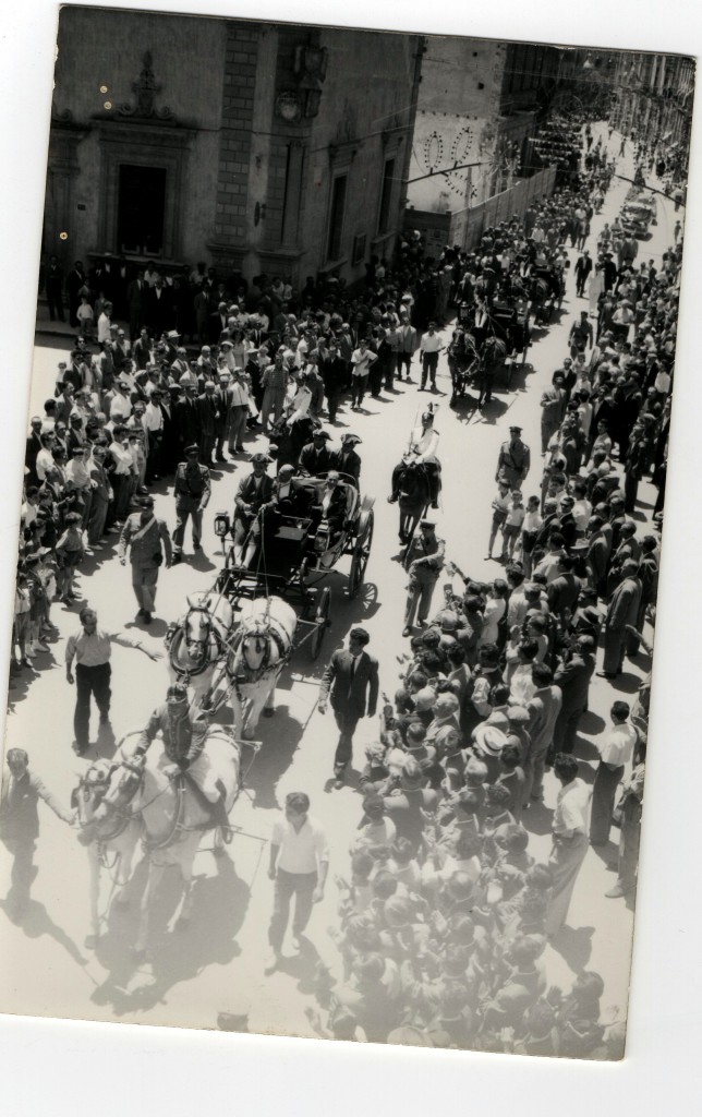 Il Corteo Storico nel 1958