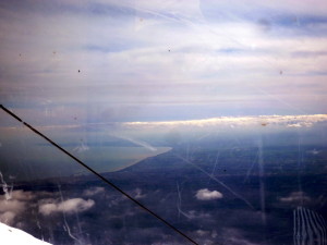 Il Golfo di catnia  visto dalla cabinovia. Chi puo' avere  la stessa cosa al mondo ?