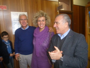 ELENA CAMBIAGHI  IN VISITA PER IL CORRI CATANIA  DELL' 11 APRILE