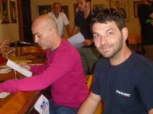 GIACOMO BARONE  EFEDERICO MEZZETTI ALLA VERIFICA SPORTIVA