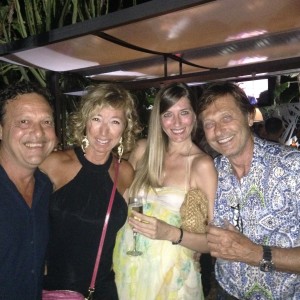 ENZO COSTANTINO,MARIAGRAZIA,DESIRE' ARESCO E UN LORO AMICO