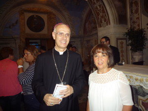 S.E. ANTONIO RASPANTI  COL SOPRAINTENDENTE  FULVIA CAFFO