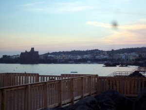 SPLENDIDA VISTA DEL CASTELLO AL TRAMONTO