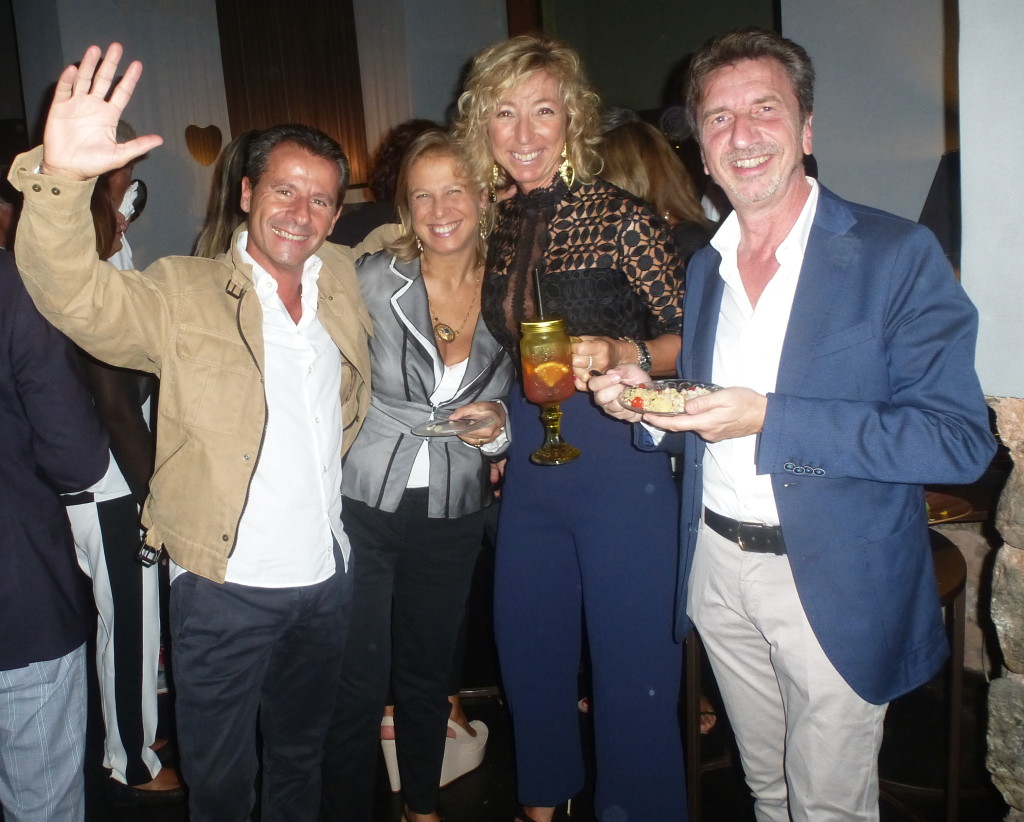 FABRIZIO E CHIARA LANERI CON ALBERTO MAGNANO