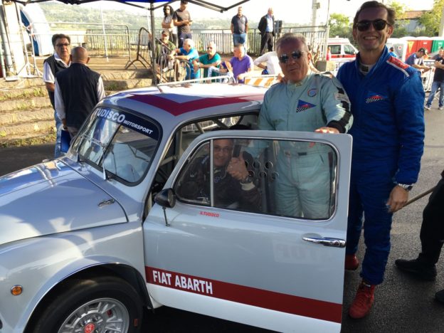 EUGENIO GUGLIELMINO E SERGIO SAMBATARO "IN VISITA" ALLA ABARTH DI TUDISCO